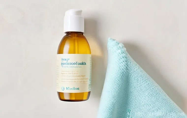 아기 아토피 관리법 - **Prompt 2: Soothing Bath Time for Baby with Sensitive Skin**
    "A serene and heartwarming image o...